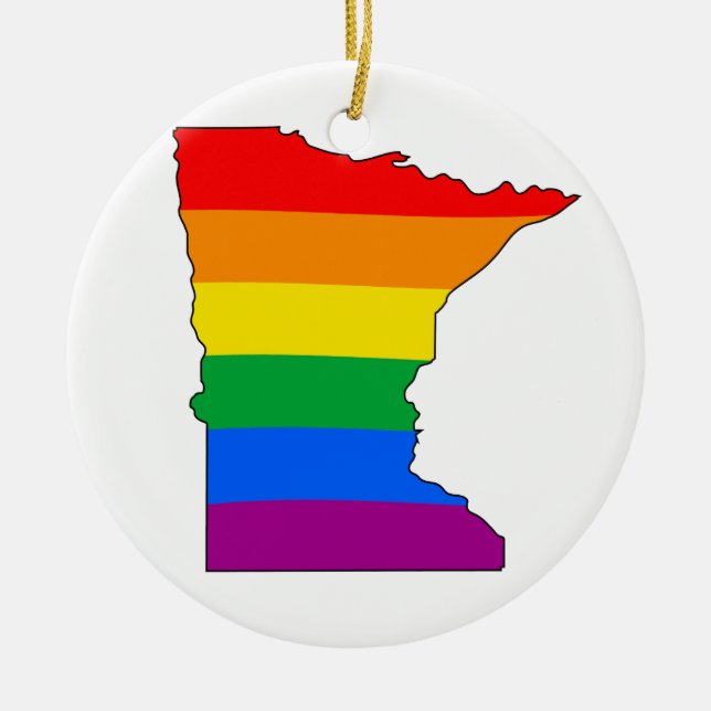 MINNESOTA PRIDE - JULGRANSPRYDNAD KERAMIK (Framsidan)