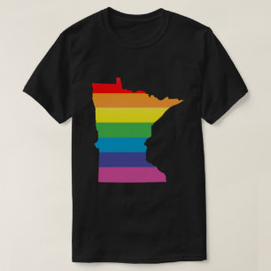 minnesota pride. striped. tee