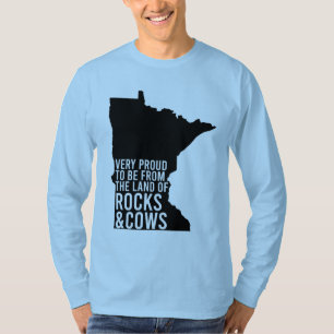 Minnesota Proud Sten och Cows Funny T Shirt