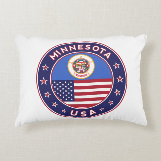 Minnesota Prydnadskudde (Framsidan)