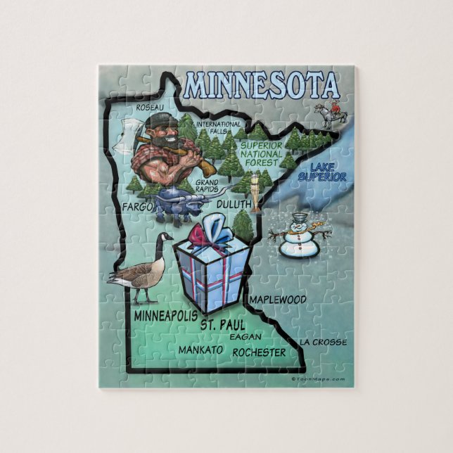 Minnesota pussel (Vertikal)