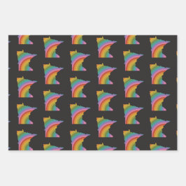 Minnesota Rainbow Wrapping Papprare