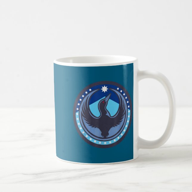 Minnesota rebel loon ny mn statsflagga  kaffemugg (Höger)