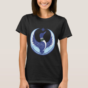 Minnesota rebel loon ny mn statsflagga t shirt