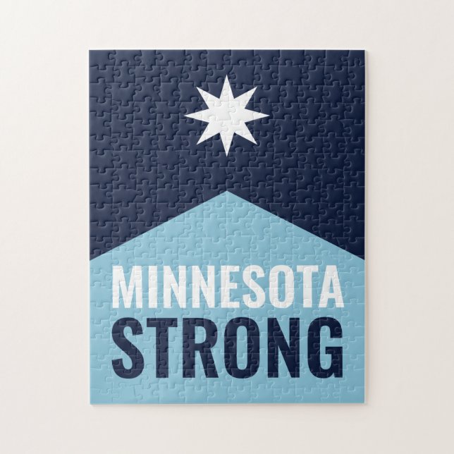Minnesota Rebel New State Flag Pussel (Vertikal)