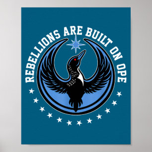 Minnesota Rebel Ny Statlig Flagga Illustration Poster
