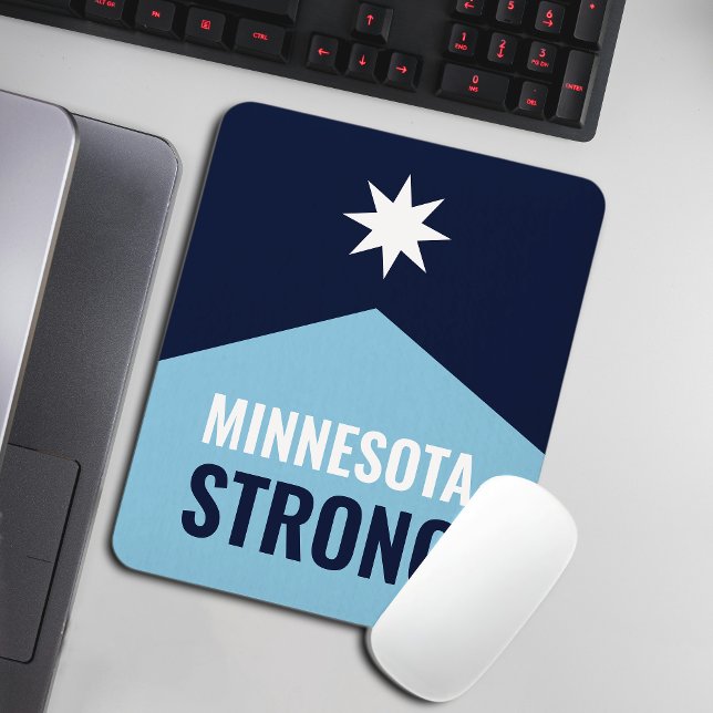 Minnesota Rebel Ny Statsflagga Musmatta (Skapare uppladdad)