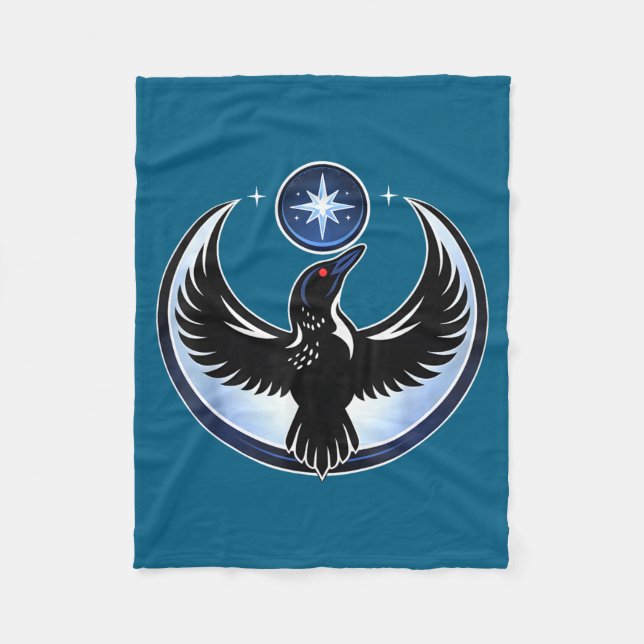 Minnesota Rebel State Flag 5 Illustration Fleecefilt (Framsidan)