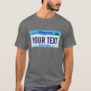 Minnesota registreringsskylt t-shirt