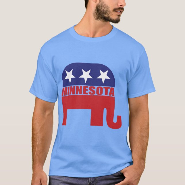 Minnesota Republican Elephant T Shirt (Framsida)