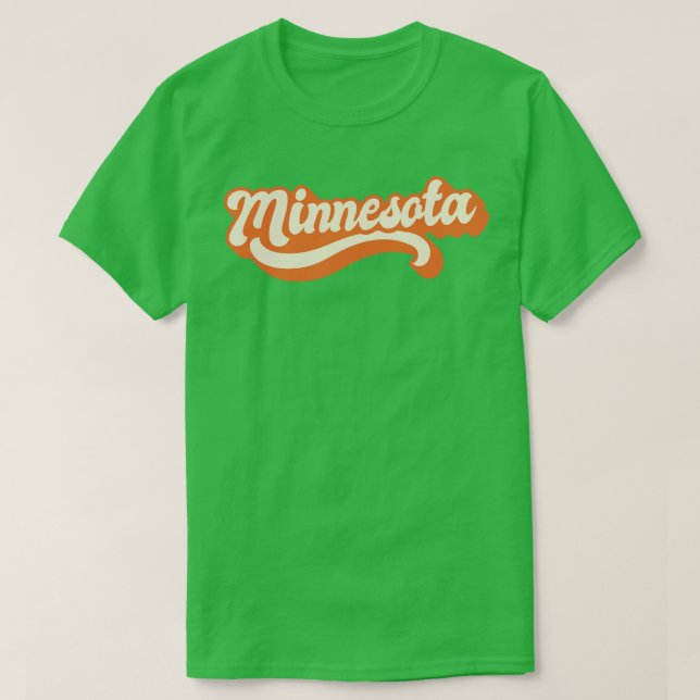 Minnesota Retro T Shirt (Design framsida)