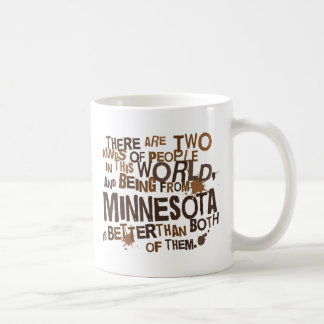 Minnesota (rolig) gåva kaffemugg