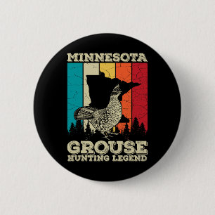 Minnesota Ruffed Grouse-offert för en ruffad grous Knapp