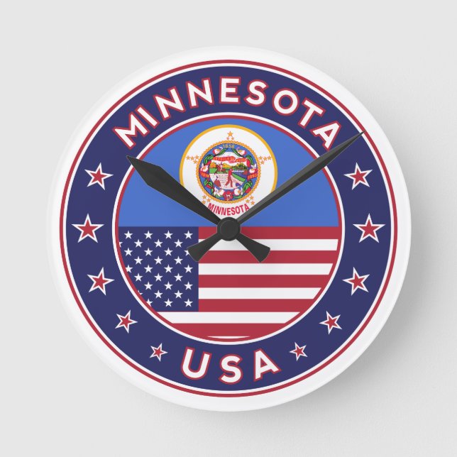 Minnesota Rund Klocka (Framsida)