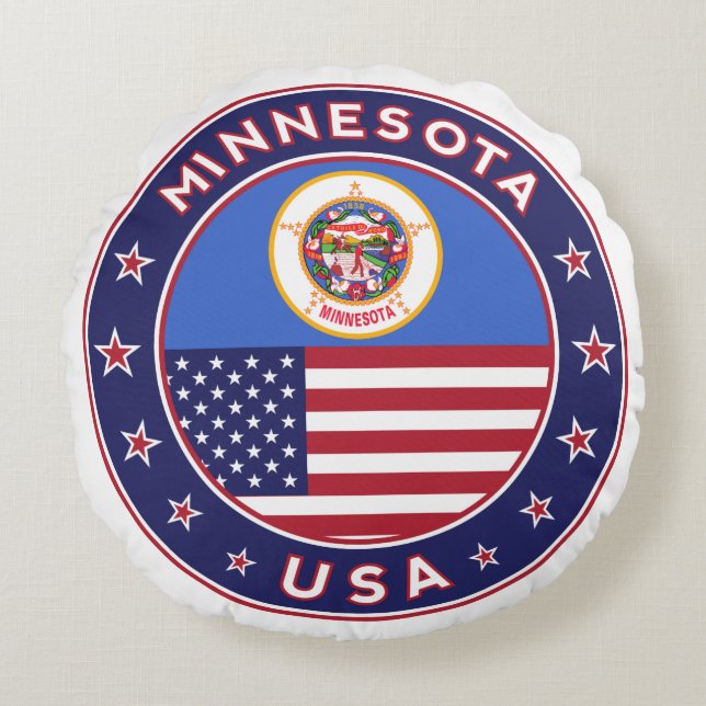 Minnesota Rund Kudde (Framsidan)