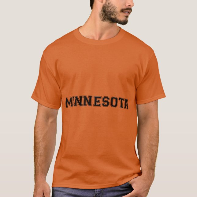 MINNESOTA:s statliga handelsvaror T Shirt (Framsida)