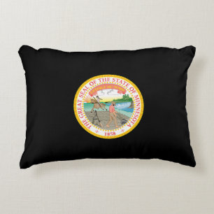 Minnesota-säl, amerikansk statssäl prydnadskudde