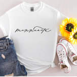 Minnesota Script State Women's T-Shirt<br><div class="desc">Vi lägger alltid till nya mönster varje dag!</div>