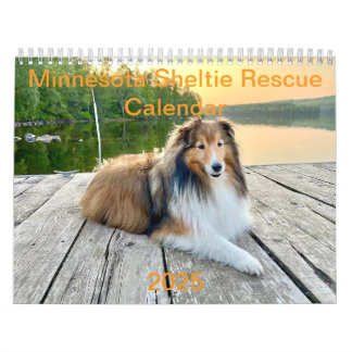 Minnesota Sheltie Rädding Calendar 2025 Kalender