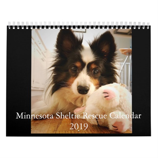 Minnesota Sheltie räddingkalender 2019 Kalender (Omslag)