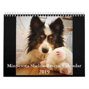 Minnesota Sheltie räddingkalender för 2019 Kalender
