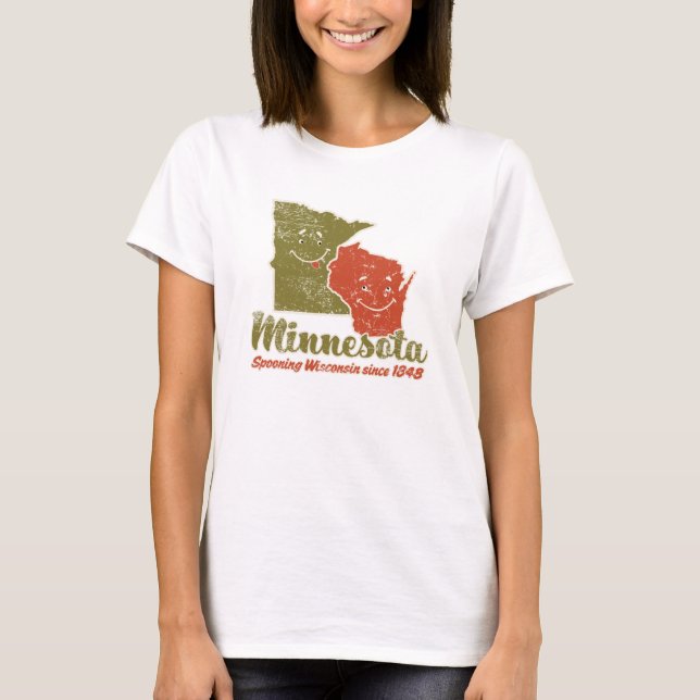Minnesota skjorta tee shirt (Framsida)