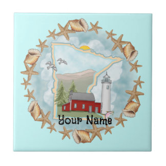 Minnesota Snäckas Lighthouse Tile Kakelplatta