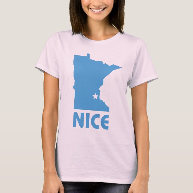 Minnesota Snygg Dam Organic T T Shirt (Framsida)