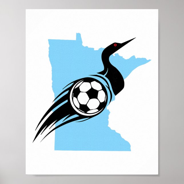 Minnesota Soccer Loon  Poster (Framsidan)