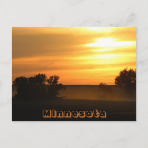 Minnesota Solnedgång vykort