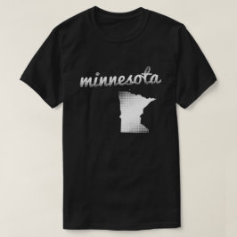 Minnesota som är statlig i vit tee shirt