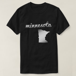 Minnesota som är statlig i vit tee shirt