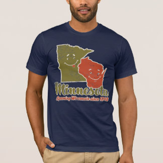 Minnesota som skedar den Wisconsin skjortan Tee Shirt