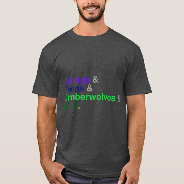 Minnesota Sports T Shirt (Framsida)