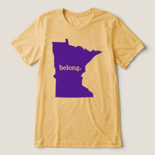 Minnesota State Belong State Pride T Shirt