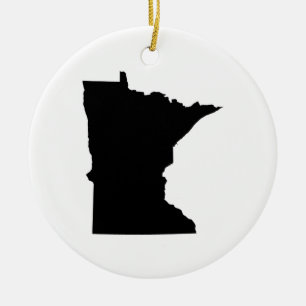Minnesota State-disposition Julgransprydnad Keramik