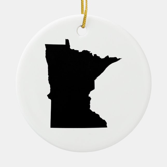 Minnesota State-disposition Julgransprydnad Keramik (Framsidan)
