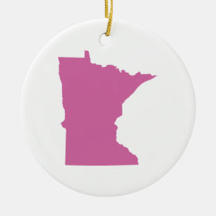 Minnesota State-disposition Julgransprydnad Keramik