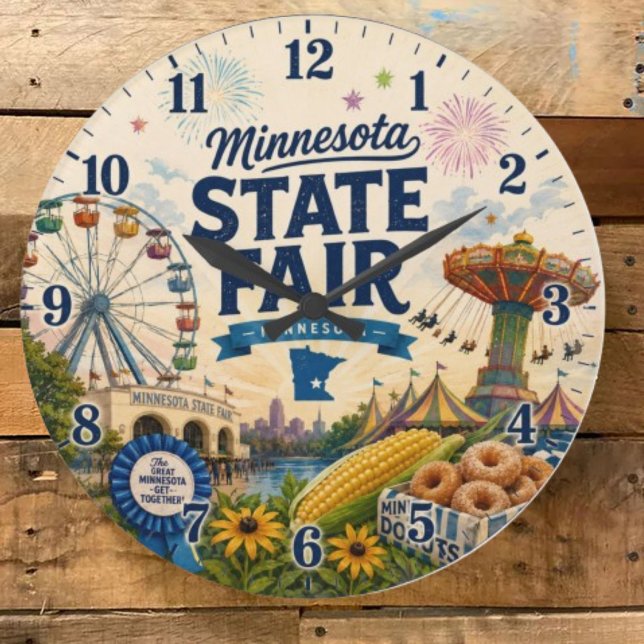 Minnesota State Fair Festival Summer Carnival  Stor Klocka (Skapare uppladdad)