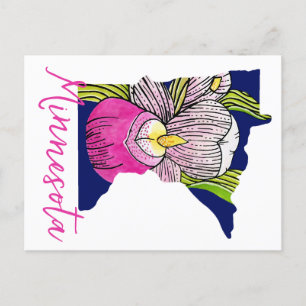 Minnesota State Flower Vykort