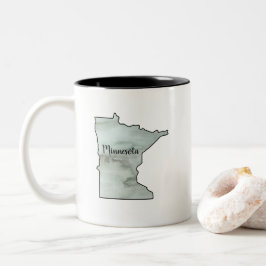 Minnesota State Illustration Två-Tonad Mugg