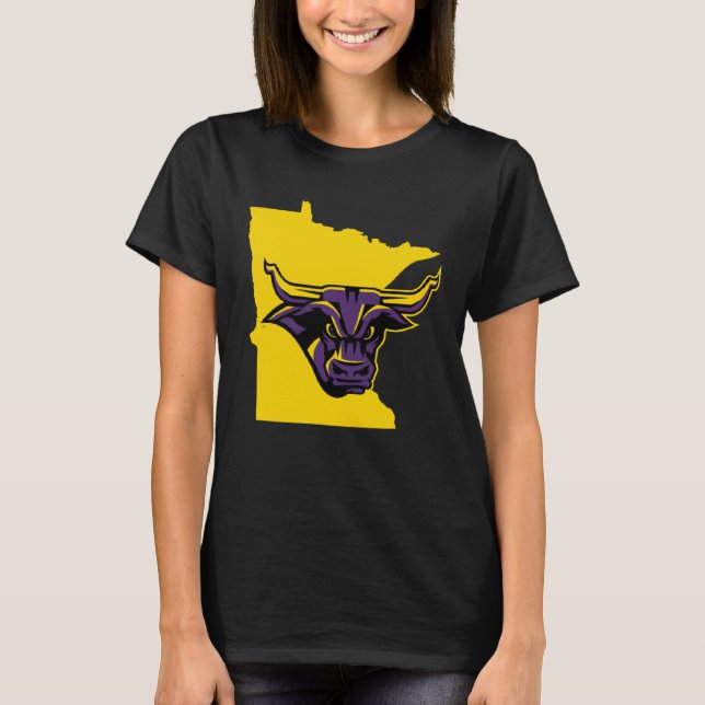 Minnesota State Mankato Mavericks State Shape T Shirt (Framsida)