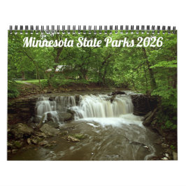 Minnesota State Parker 2026 Calendar Kalender