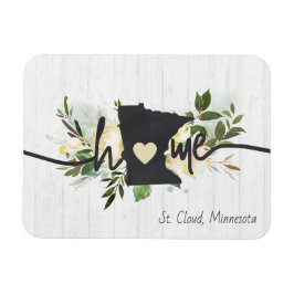 Minnesota State-Personlig - din hemstad, Rustic Magnet