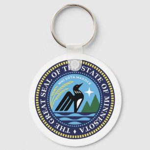Minnesota State Seal 2024 Nyckelring