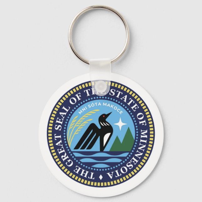 Minnesota State Seal 2024 Nyckelring (Framsida)