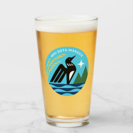 Minnesota State Seal Beer Glass Glaskopp