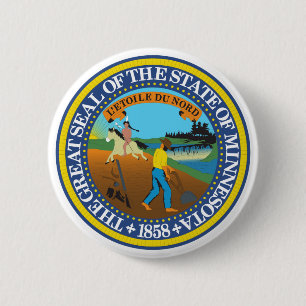 Minnesota State Seal Emblem Knapp