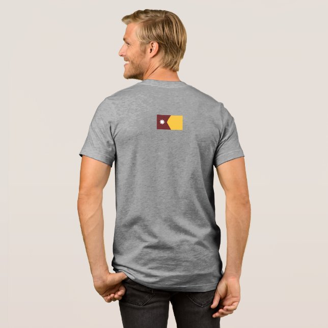 Minnesota State Seal i Gophers Färger T Shirt (Baksida full)