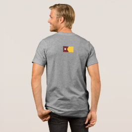 Minnesota State Seal in Gophers Färg T Shirt